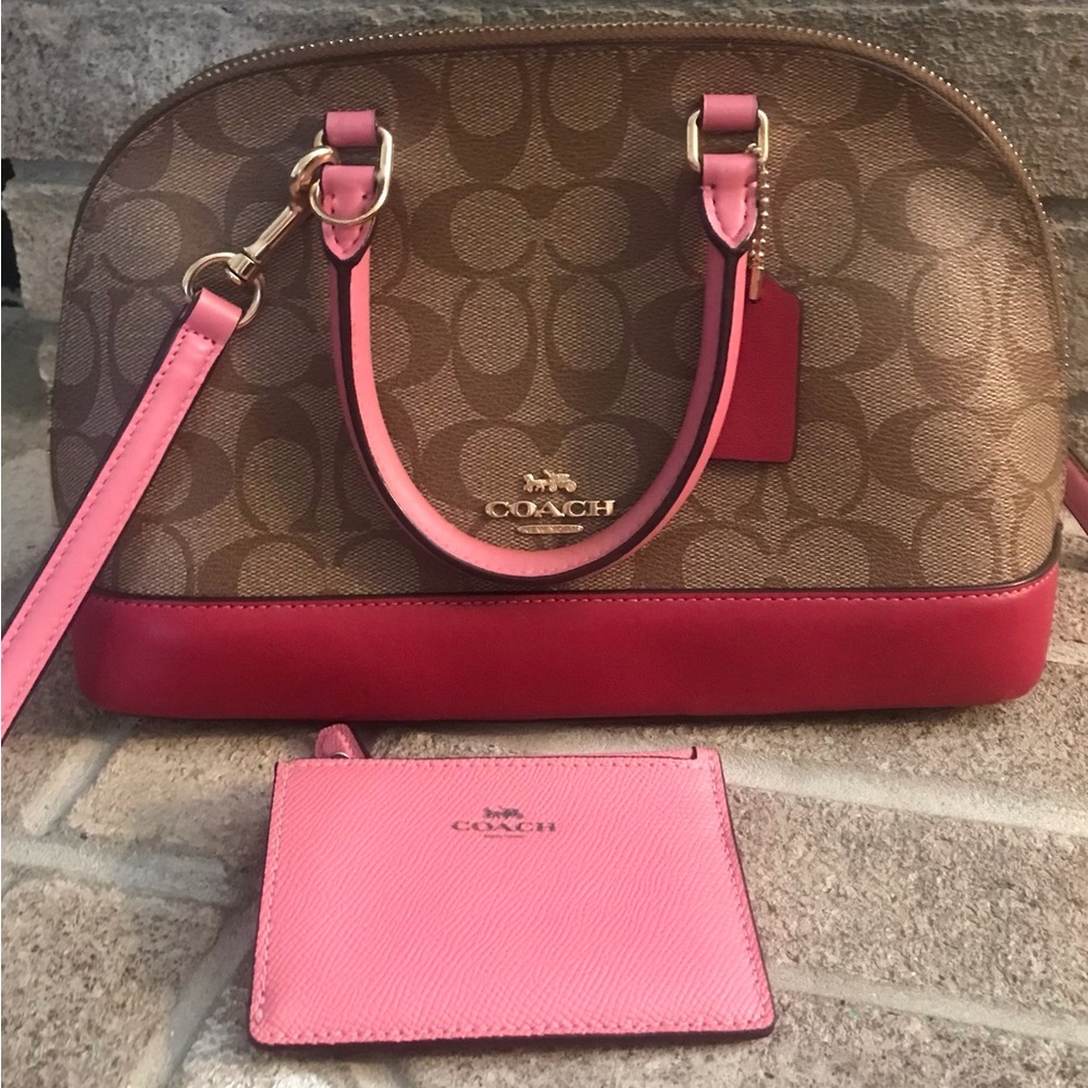 Coach Mini Sierra Satchel & Skinny Mini ID/Card Case